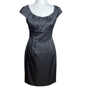 London Times Pencil Dress Black Wiggle Cocktail Feminine Womens 4